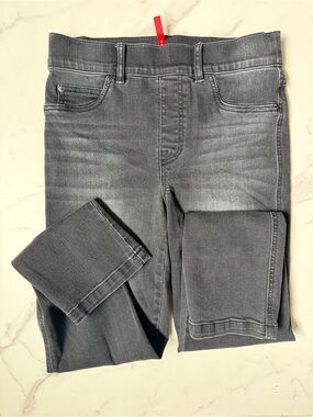 Spanx Straight Leg Jeans Womens Small petite Vintage Black